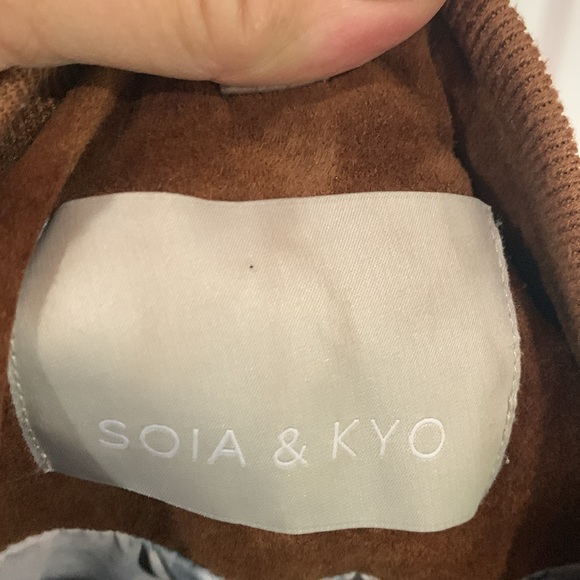 Soia & Kyo Brown Leather Jacket - Picture 5 of 5